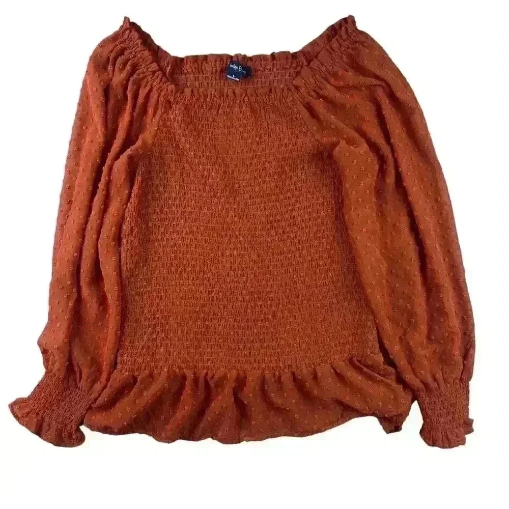 Women’s Indigo Poppy Top Size Large